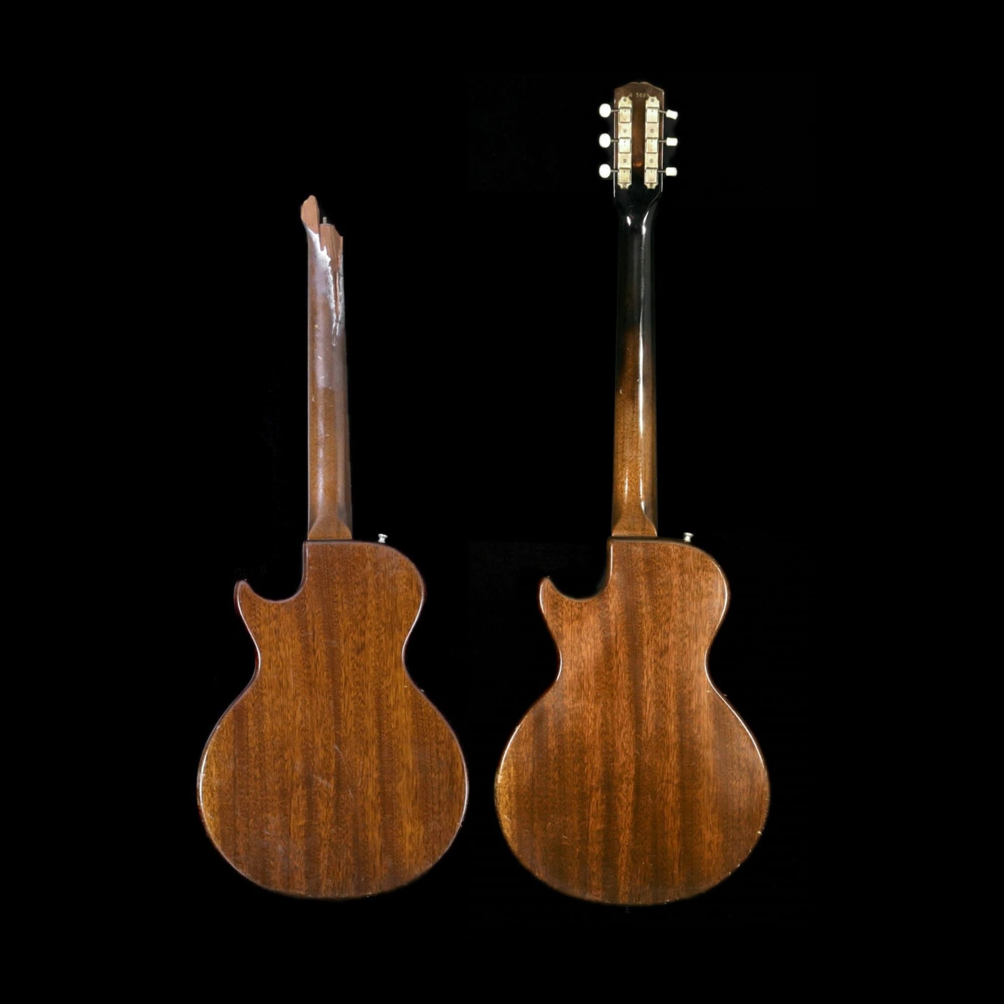 Gibson Melody Maker restoration before and after