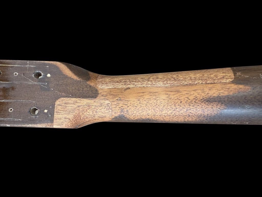 New mahogany grafted into the original neck